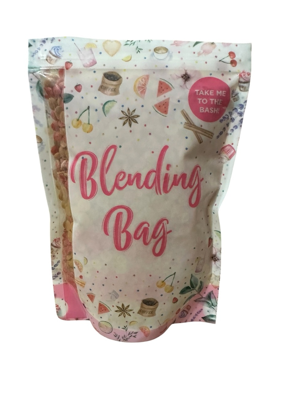 Blending Bag Pink Pouch sprinkles under in vacuum, candle warmer or car!